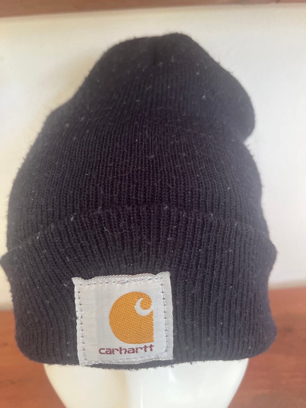 Carhartt Blue Acrylic Watch Beanie Hat One Size
